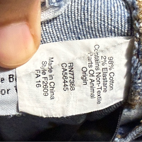 Madewell Wide Leg Crop Jeans Women's 26 Drop Hem Edition High Rise Baggy Fit Den - Picture 5 of 8